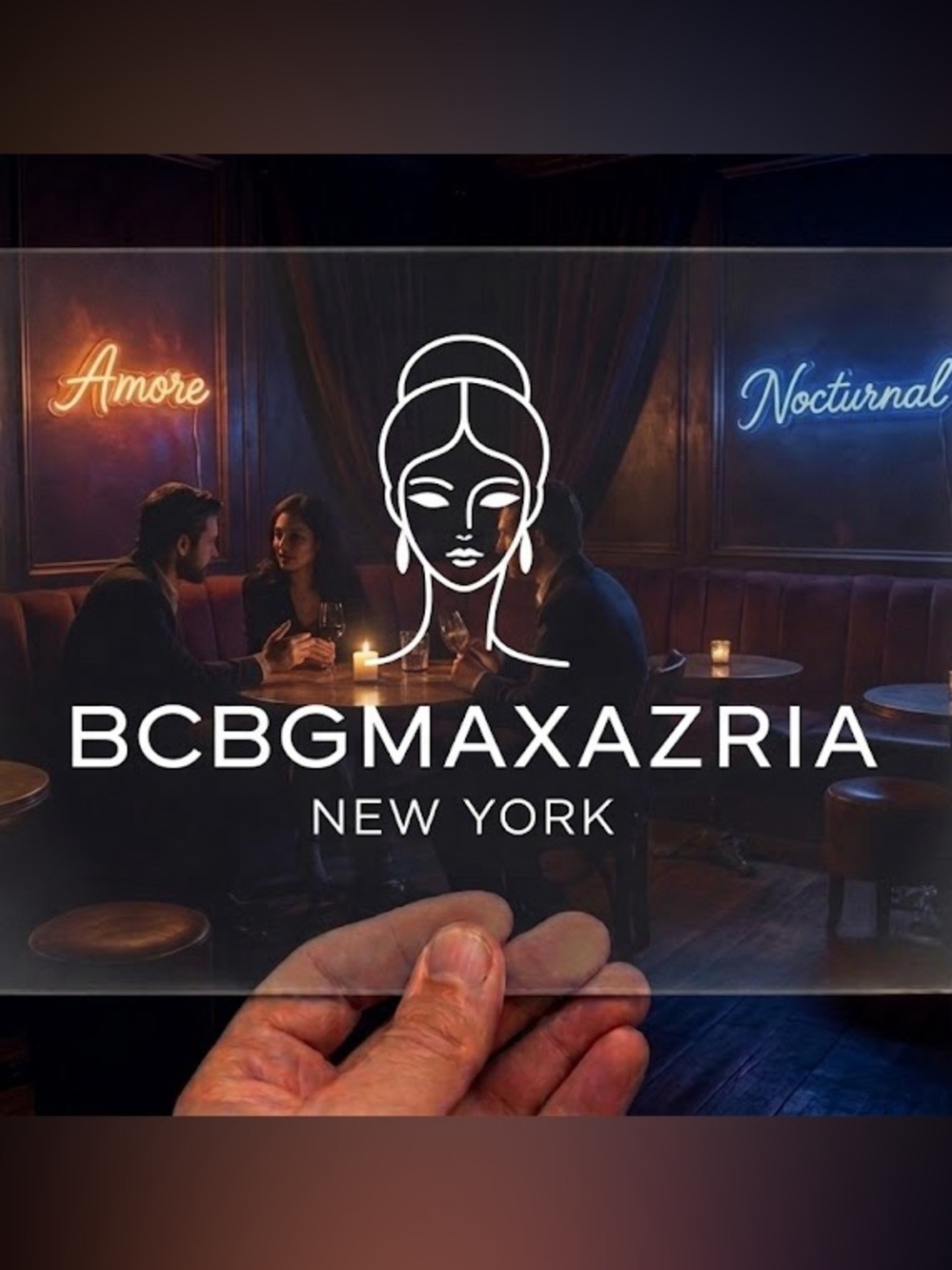 BCBGMaxAzria Vinyl Decal Logo PaWhite Artwork